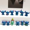 12Pcs/Kit Animation Design 2-3cm MIni Stitch Animation Figurine Figure Lilo And Stitch Action Figures Collector-Worthy Decoration Miniature Playthings
