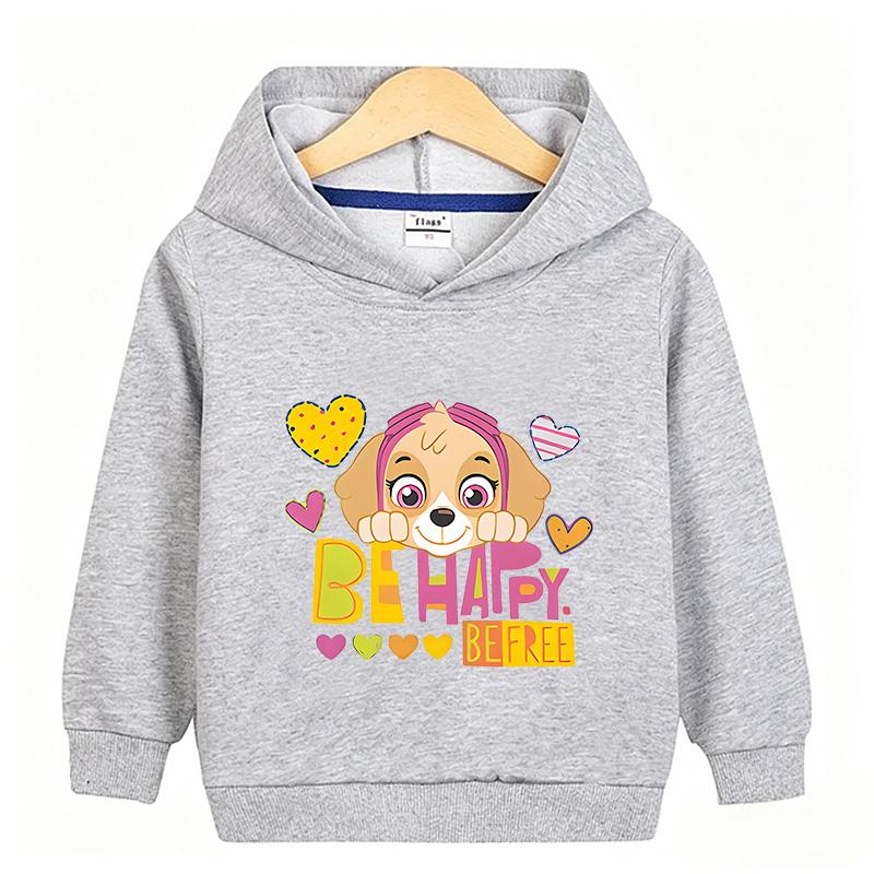 Skye Girls Hoodie Pullover Cartoon Children Hoodie Toddled Girls Teen Spring Autumn 4 To14 Y