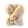 Double-Sided Rex Rabbit Fur Scarf & Neck Warmer - Women's Winter Thick, Versatile, Plush Snood