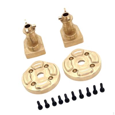 RC Car Gear Cover Parts Brass Axle Cups DIY Accessories Heavy Duty Weight Blocks for 1:12