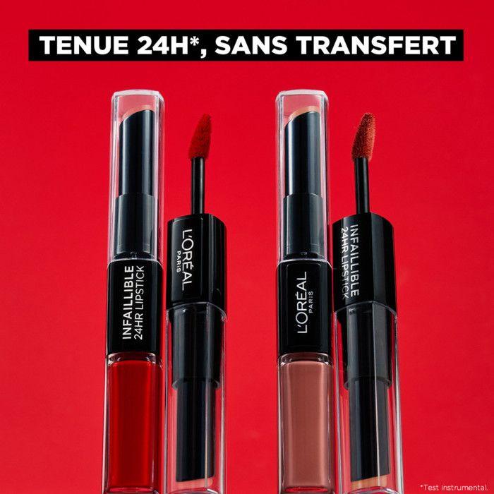 L#039;Oréal Paris Infaillible 24h Rouge à Lèvres Duo N°501 Timeless Red 5,6ml