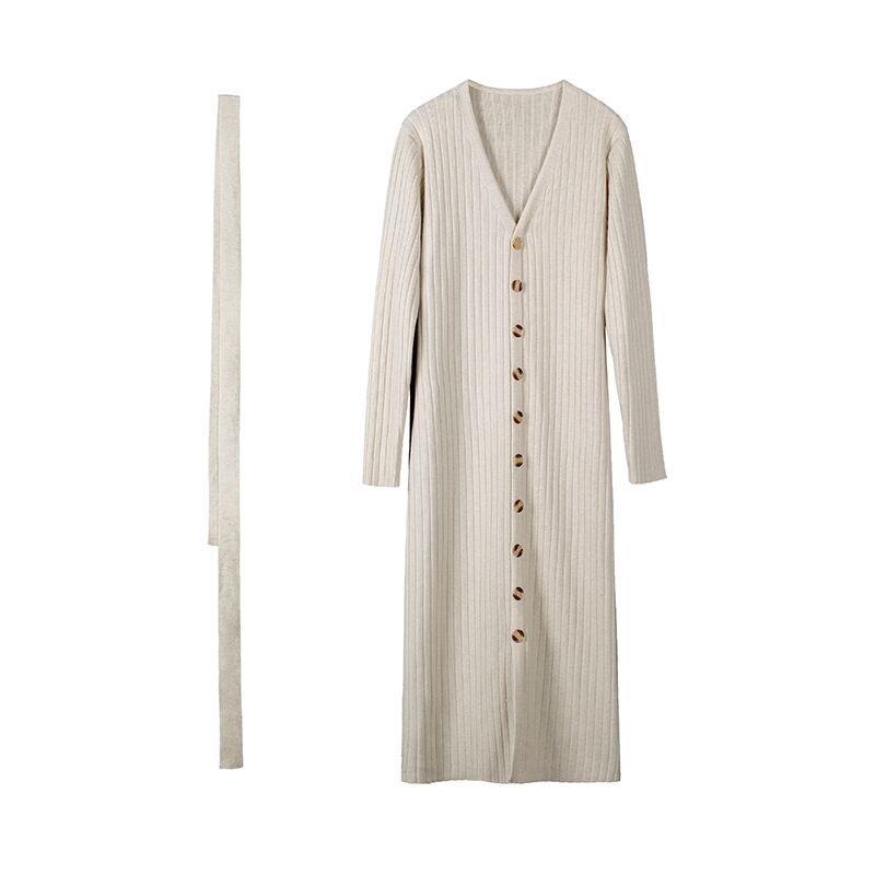 New Women's Clothing Temperament High-end Sense Light Luxury Celebrity Fried Street Knitted Dress