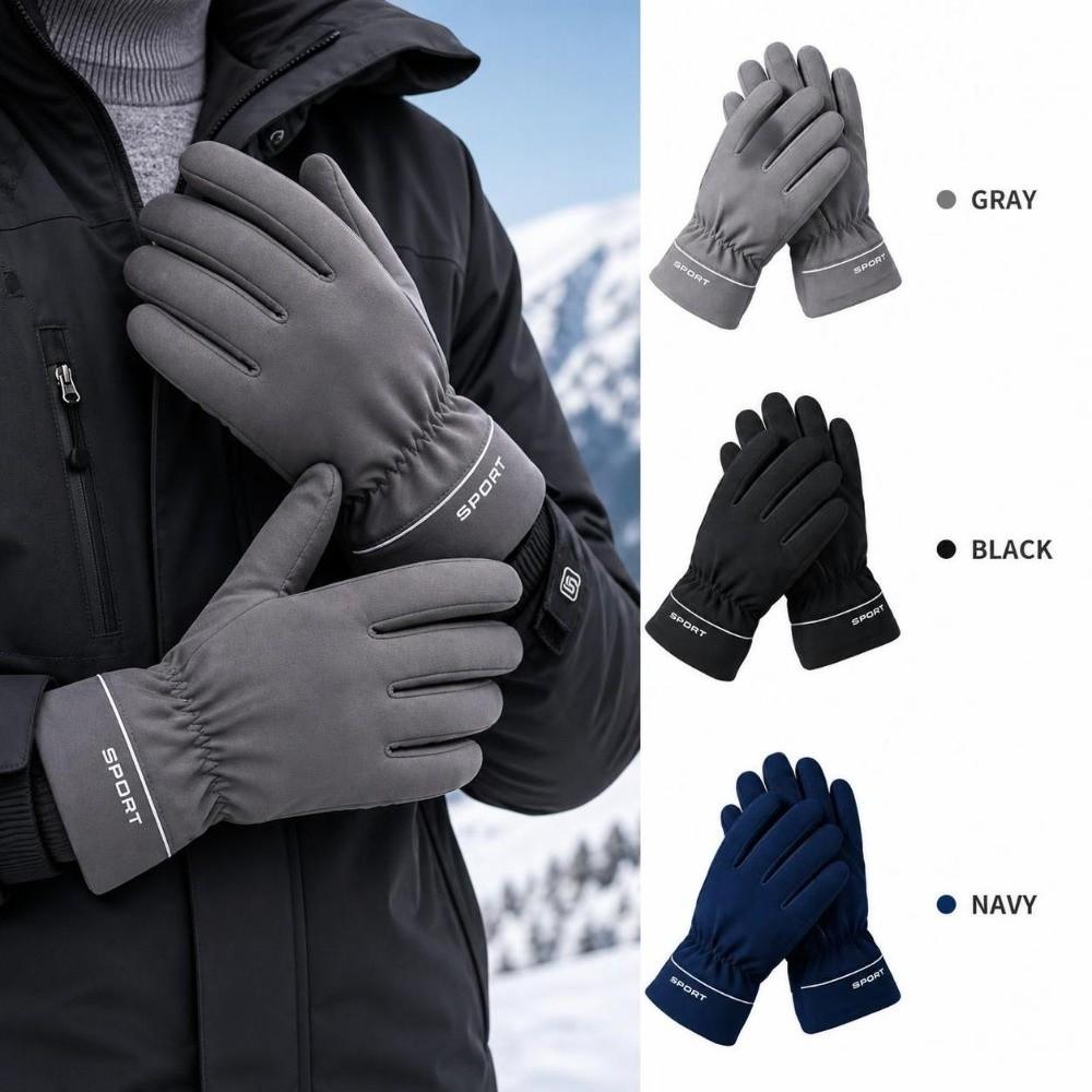 Non-Slip Touch Screen Gloves Thick Warm Ski Gloves New Winter Thermal Gloves Men Women