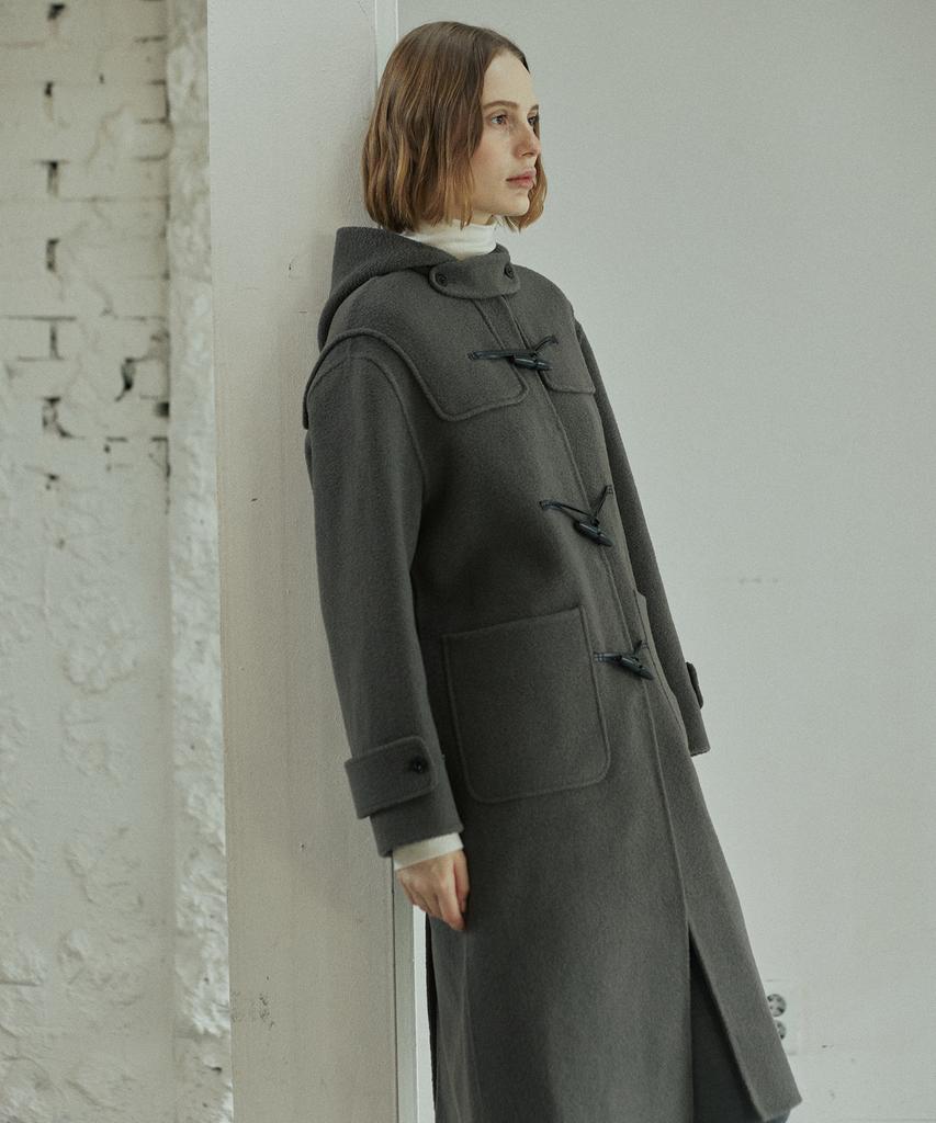 Yuppe Boucle Duffle Coat_Khaki