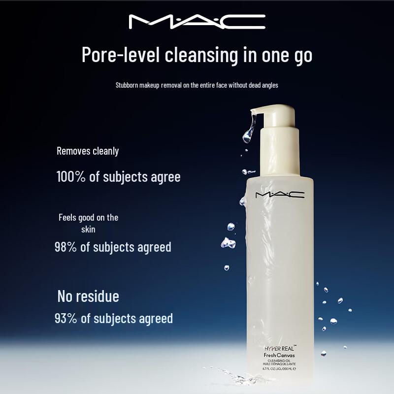 M.A.C Hyper Real Fresh Canvas Cleansing Oil Duo Set