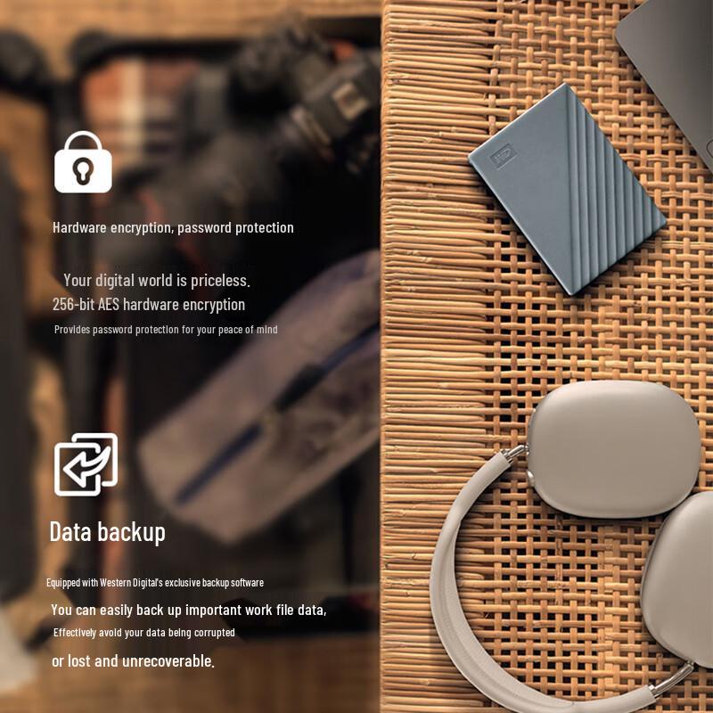 

WD My Passport Portable External Hard Drive (Type-C Compatible) 5TB