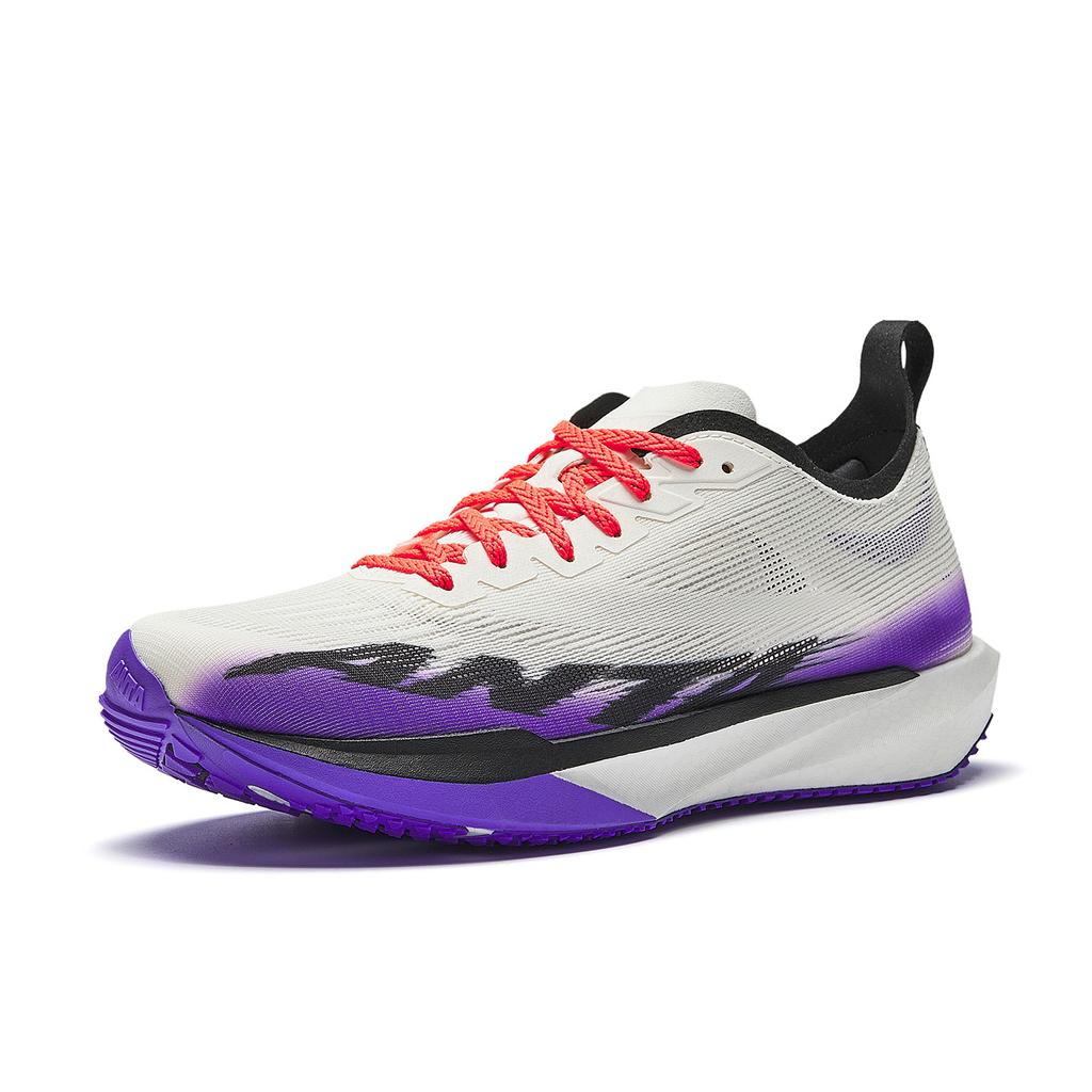 Anta Pioneer Speed Comfortable Fashion Shock Absorbing Wear Resistant Low Top Casual Running Shoes Men sneaker White Black Purple 912615570-8
