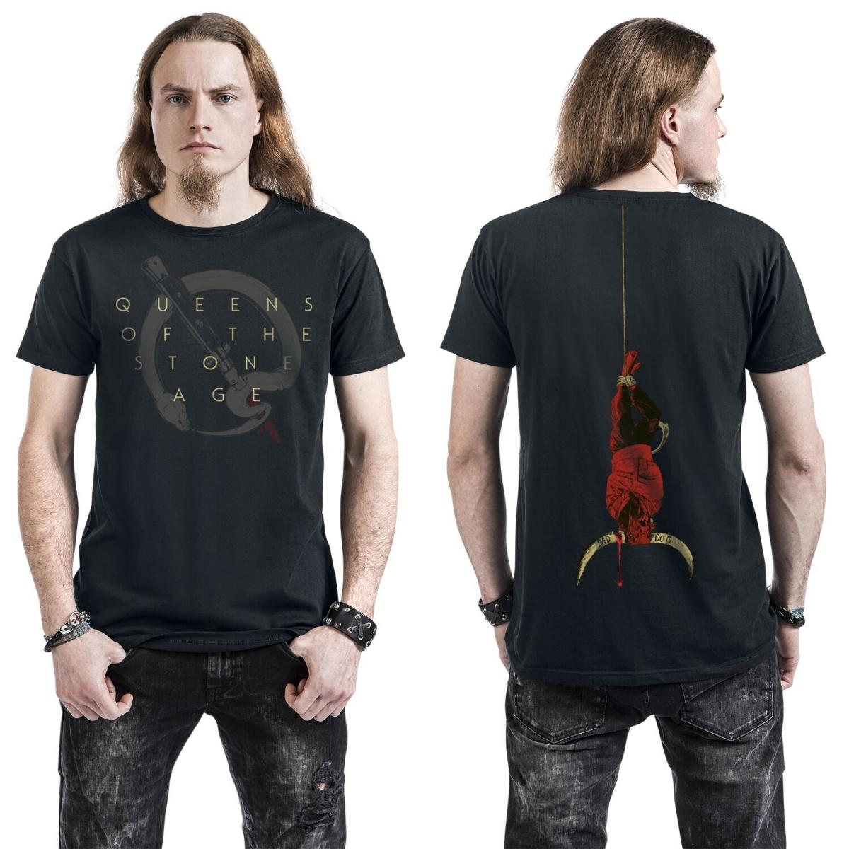 Fit Queens of The Stone Age Graphic Cotton Tshirt Unisex Summer Short Sleeve Fashion Brand Tee Luxury Casual Vintage Tees M