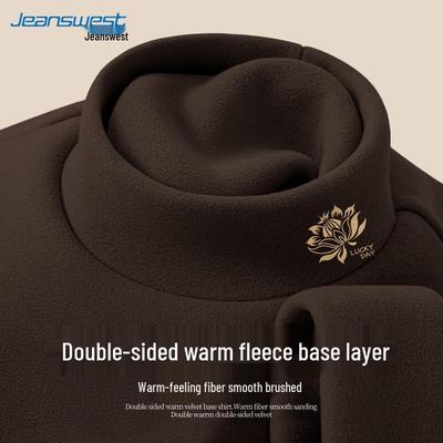 Maglia Base a Collo Alto in Pile Termico da Uomo Jeanswest
