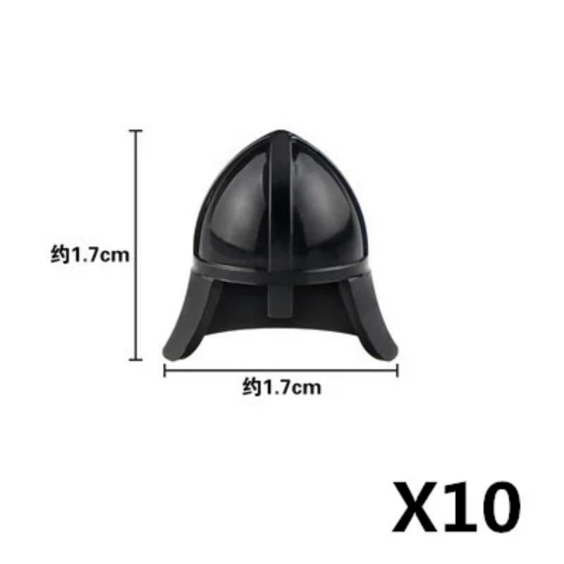 MOC Three Kingdoms Building Blocks Accessories Soldier Weapons Military Shield Sword Helmet Shoulder Armor Wings Mini Brick Toy