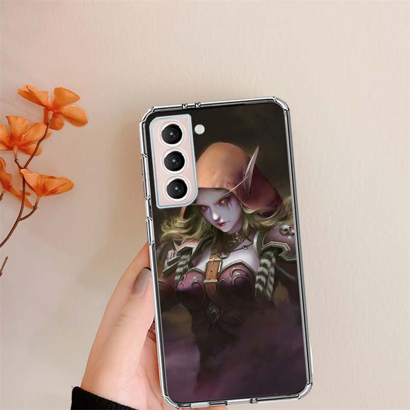 W-World Of W-Warcraft Elf Phone Case For Samsung S24 FE Galaxy S22 S25 Ultra S25 Edge S21 S23 FE S20 S10 Plus Cover Shell Coque