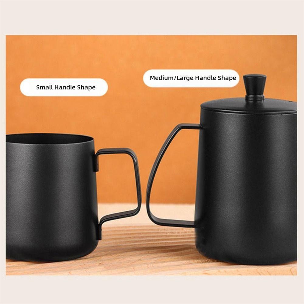 Cafetière Noire Argent Bec Long et Étroit Bouilloire à Goutte Bouilloire d'Infusion à Goutte pour Café Usage Café