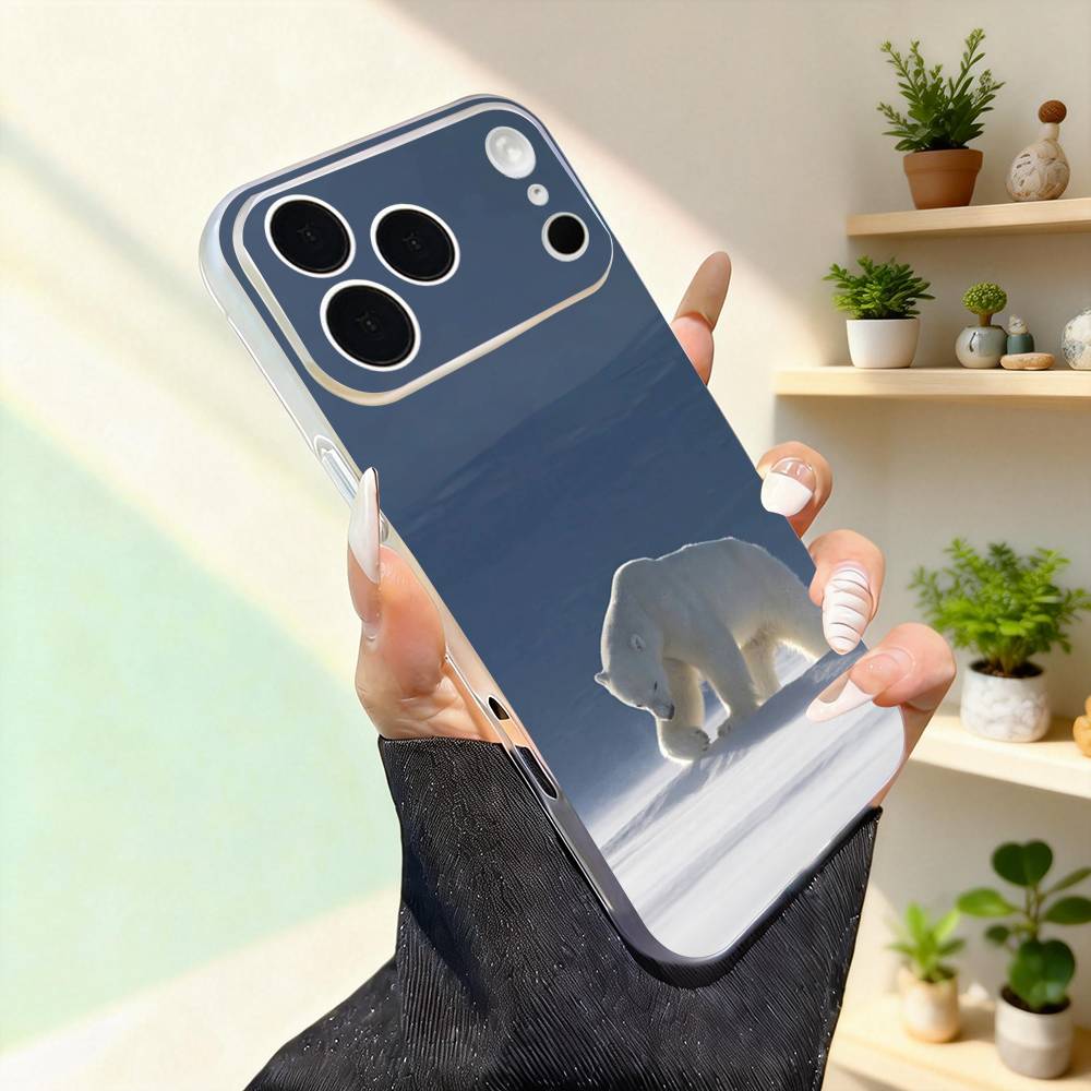 

Art Polar Bear Cute For iPhone 17,16,15,14,13,12,11,Pro,Max,Plus,Mini,SE4,E Magnetic For Magsafe Wireless Phone Case iPhone15pro