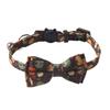 New Pet Collar Thanksgiving Maple Leaf Pumpkin Series Cat Collar with Sunflower Bandana  Dog Accessories for Small Dogs Leash