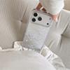 New 2026 Mirror Cartoon Cat Heart Phone Case For iPhone 17 Pro 16 15 14 Pro Max with Glitter Frame Shockproof Cover Girl