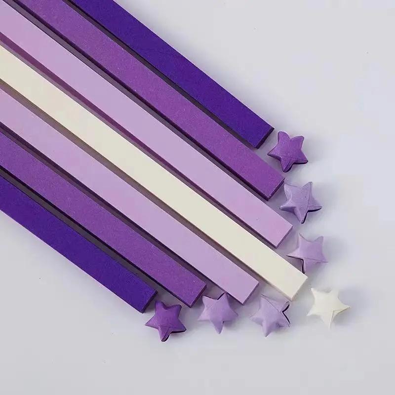 540Pcs Animation Lucky Star Decoration Paper Vivid Paper Stars Origami Diy Arts Origami Paper Strips Fold Hand Crafts Toys