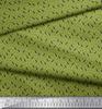Soimoi Japan Crepe Satin Fabric Cricket Bat & Ball Shirting Print Sewing Fabric metre 42 Inch