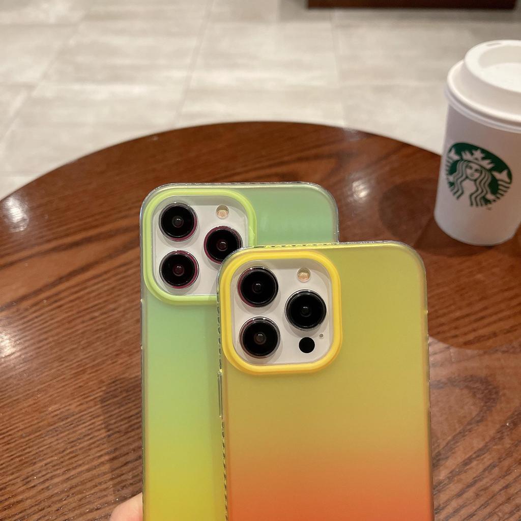 Colorful Flowing Light Drop-proof Case for iPhone 13/15 Promax 12/14