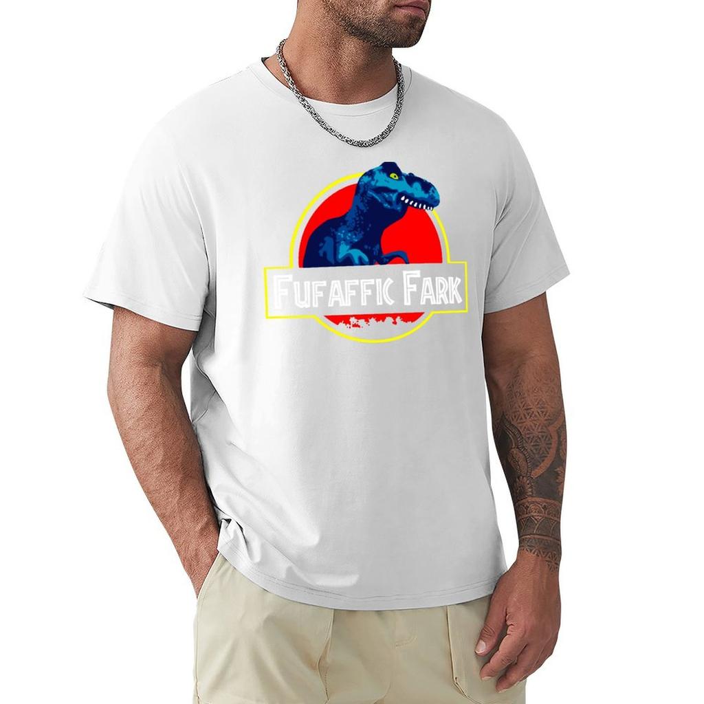 Fufaffic Fark T-Shirt Sportlich Lässig Kurzarm Baumwolle T-Shirt