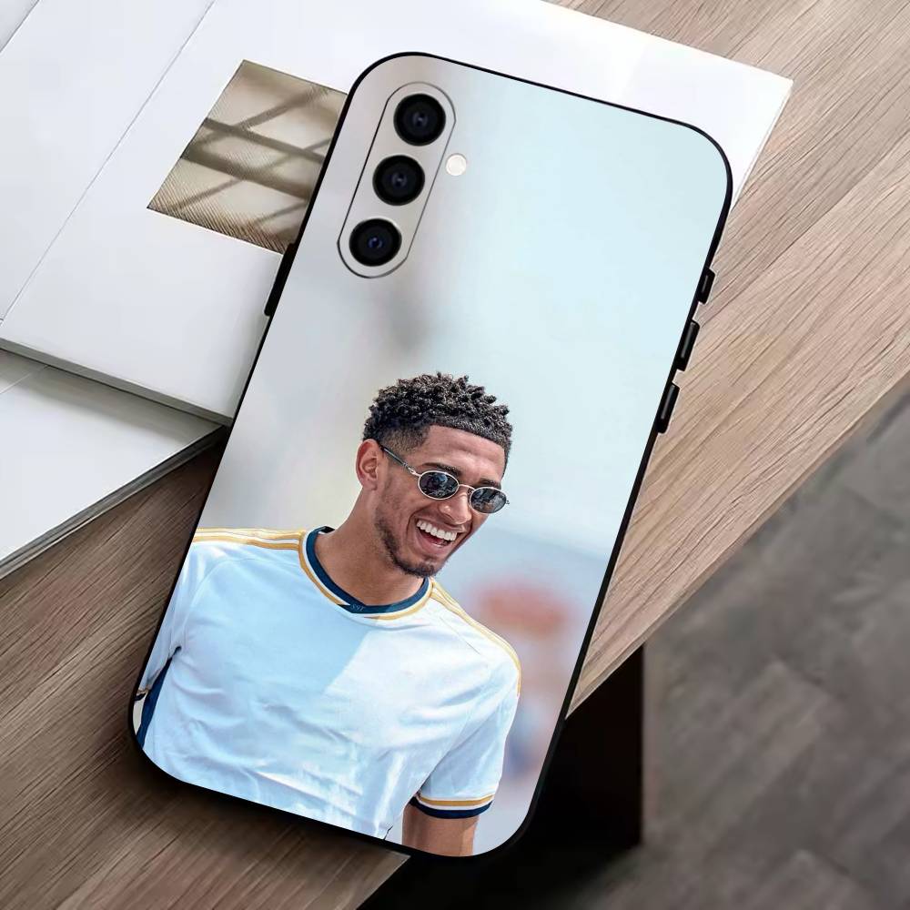 J-Jude J-Bellingham Phone Case For Samsung Galaxy A73,A72,A71,A70,A53,A52,A51,Soft Silicone Black Cover