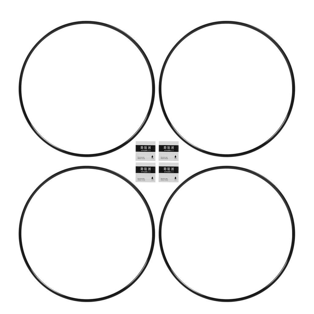 4Pcs Wheel Rim Protector Strip Scratch Resistant Stylish Look Wheel Hub Rim Guard Strip for 19in Car Wheel Hub