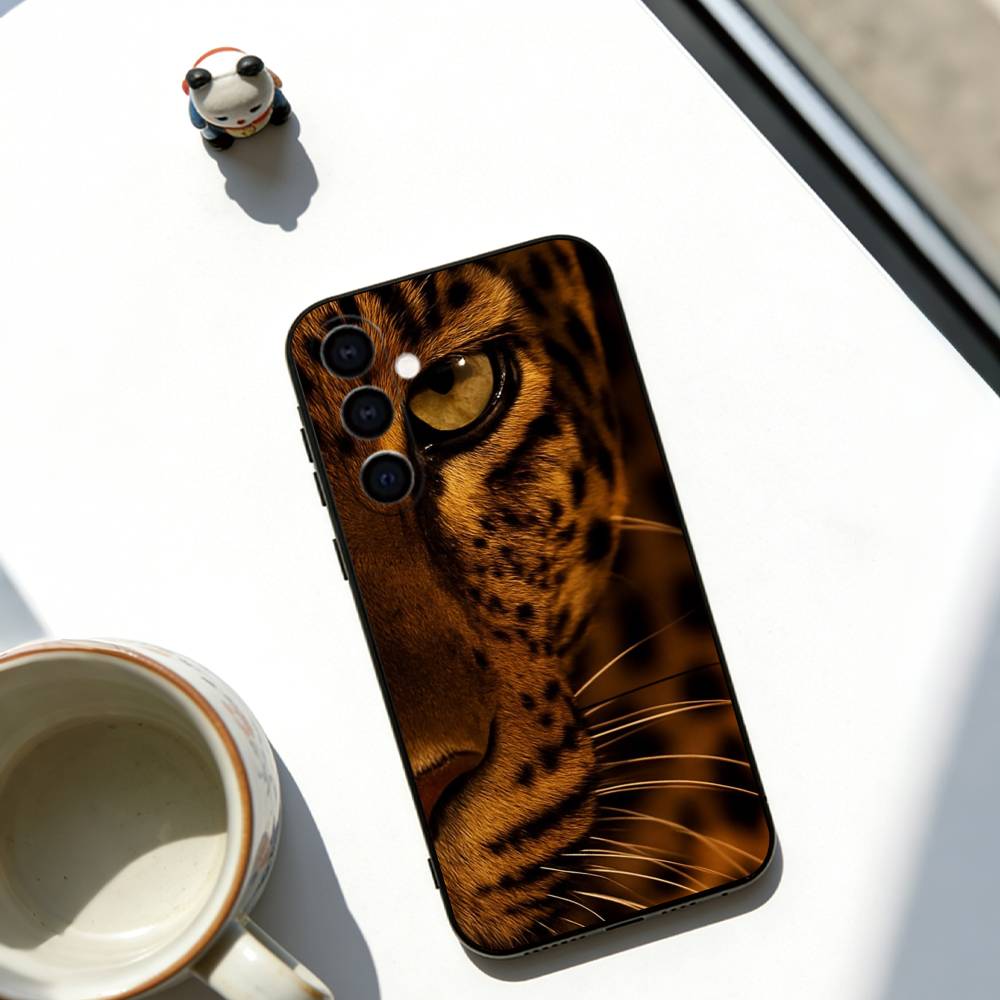 

леопардовый принт Чехол для телефона Samsung Galaxy A73,A72,A71,A70,A53,A52,A51,Мягкий силиконовый черный чехол Samsung a53 5g