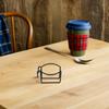 2Pcs Shopping Cart Cup Holder Universal Metal Coffee Cup Rack Portable Clip on Beverage Tumbler Holder for Grocery Trolley