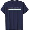 T-shirt Unisexe Drapeau Palestine Libre