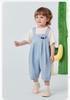 Mini Balabala Boys' and Girls' Baby Imitation Cowboy Strap Pants Soft and Breathable Seven Part Pants 2026 Summer New Style