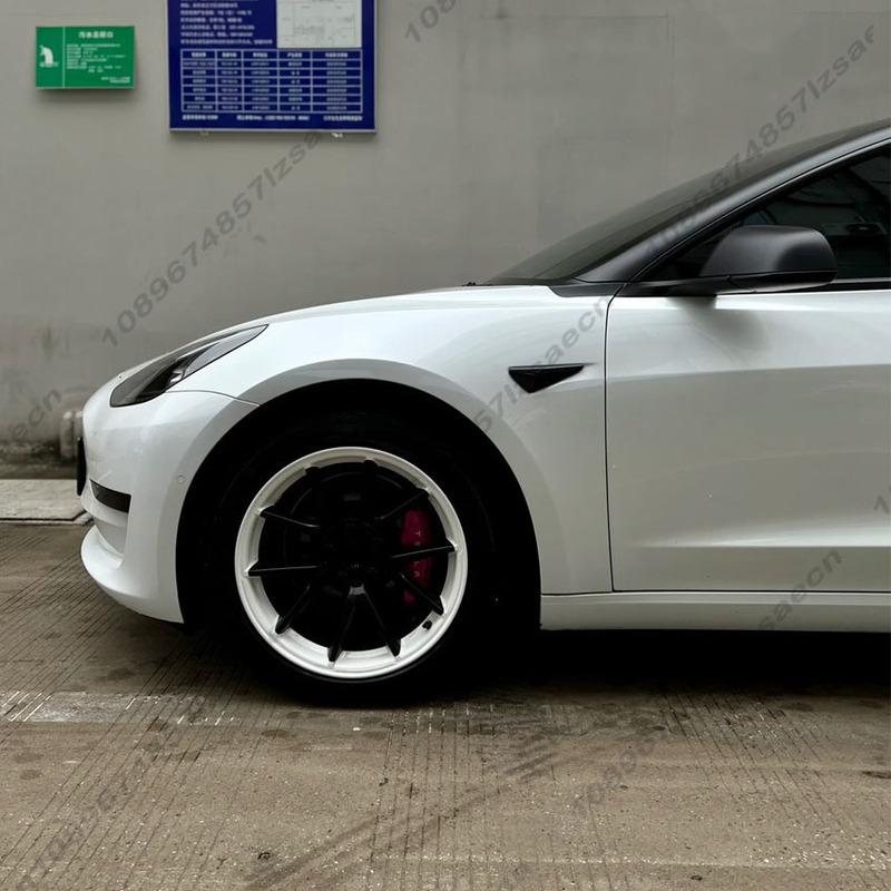 4PCS Hub Cap Car For Tesla Model 3 2017-2023 18 Inch Wheel Cap Replacement Automobile Wheel Hubcap Full Rim Cover Accessories