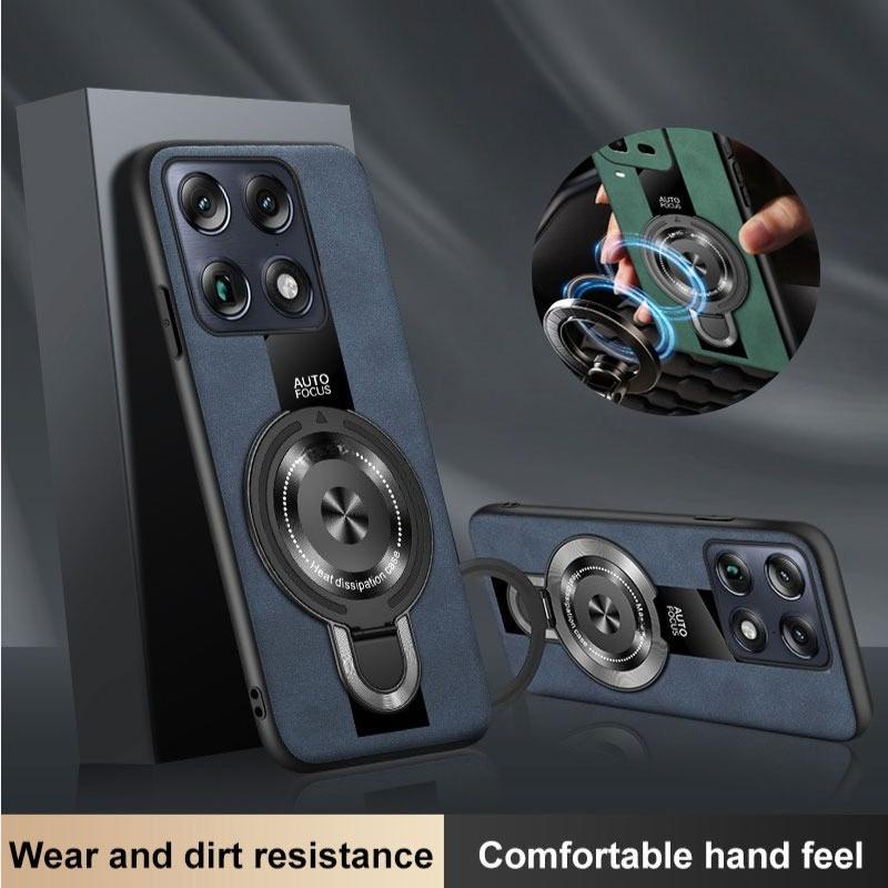 For Magnetic Ring Holder Cover For Motorola Signature MOTO X70 Air Pro Edge 70 Ultra Wireless Charging Shockproof Case