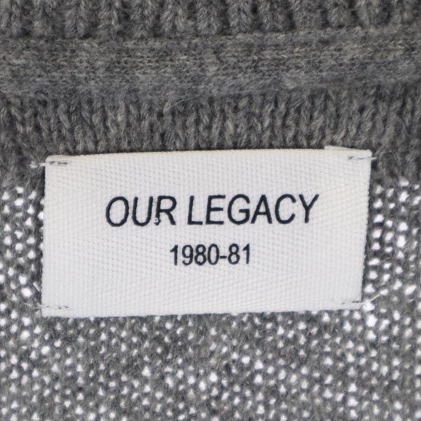 Our Legacy Knit jacket XS gray Men's Used