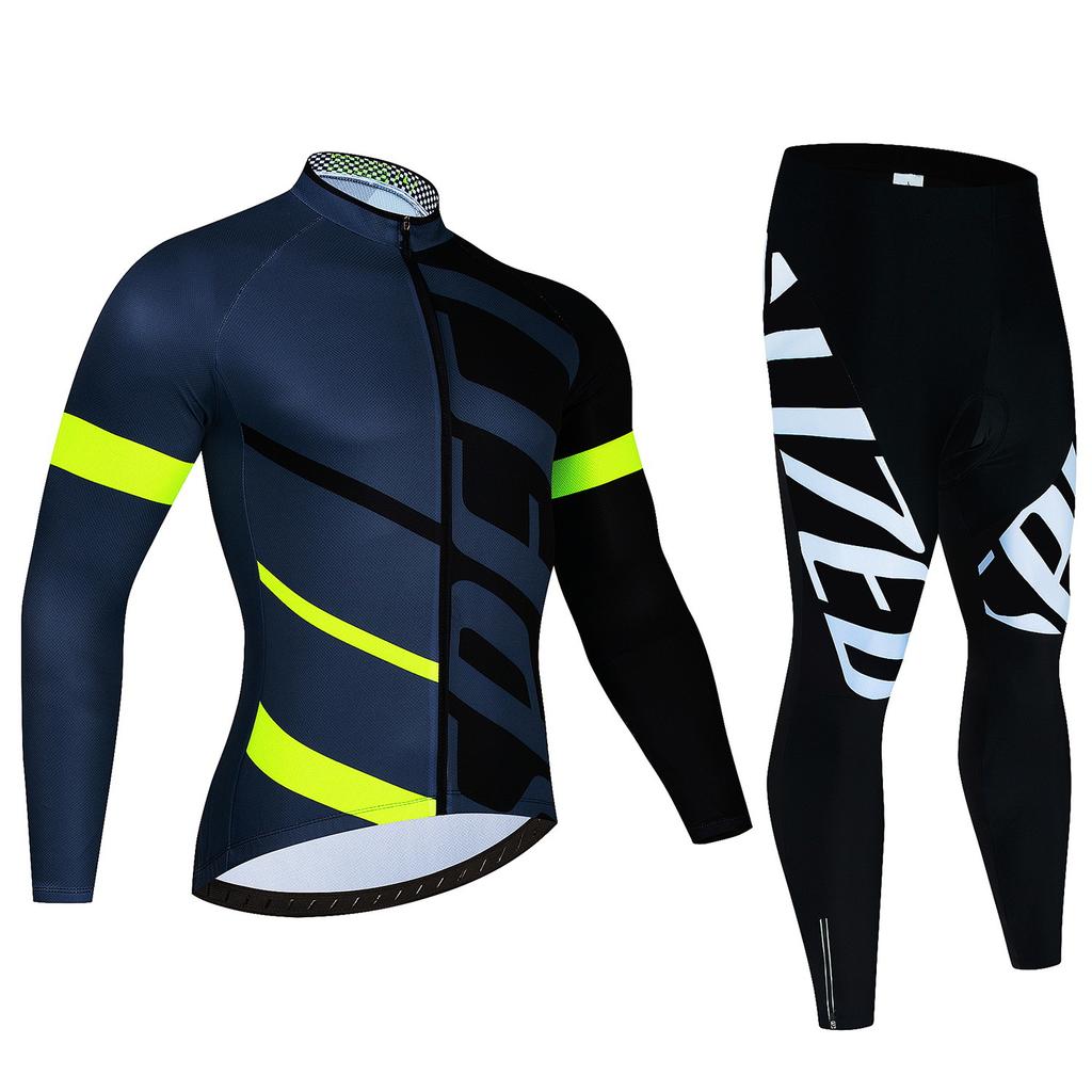 Cycling Suit Long-sleeved Suit, Cycling Suit Spring and Autumn Tour De France Competition Suit