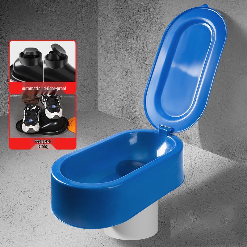 

Портативний туалет-чаша для присідання з захистом від запаху для будівельних майданчиків