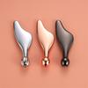 Metal Fish Tail Scraping Board with Rolling Ball, Eye Massage Roller, Face Lift and Tighten,Little Dolphin Metal Face Roller