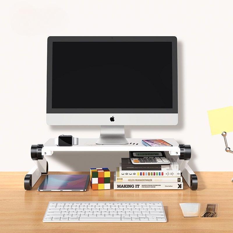 Support de riser réglable pour moniteur d'ordinateur de bureau