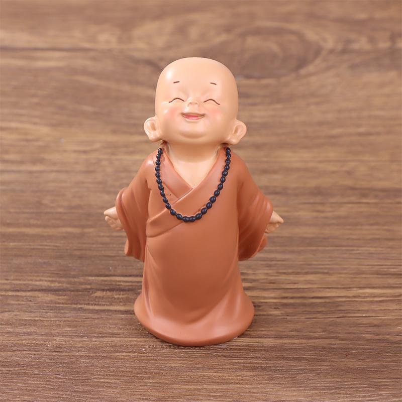 The  Ping An Little Monk Peaceful Little Monk Car Interior Decoration Buddha Zen Monastery Car Accories Str Relief M Driver S