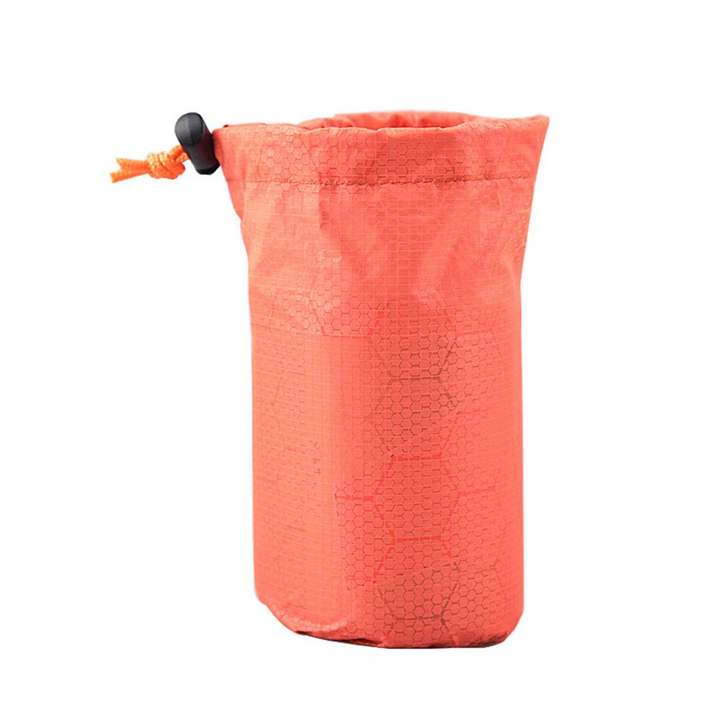 PE Aluminum Film Sleeping Bag Storage Pocket Outdoor Drawstring Compression Stuff Sack Bag for