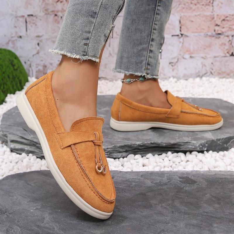 2026 New Women's Slip On Loafers Fashion Casual Flat Lazy Single Shoes