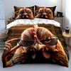 Cool Chicken with Sunglasses Bedding Duvet Cover Set  (1*Duvet Cover 2*Pillowcases, without duvet insert)
