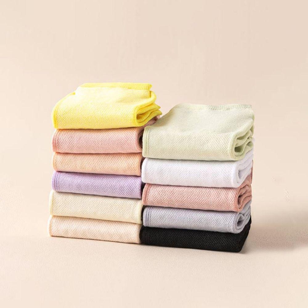 5Pairs Breathable Yoga Socks Women Sweat-Absorbent Short Tube Socks Anti-Slip Fitness Socks Ballet