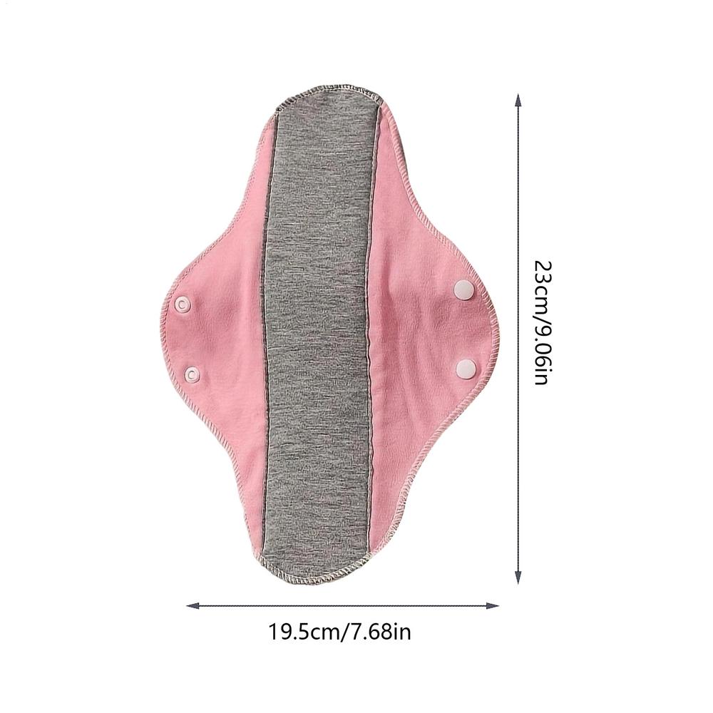 

6Pc Washable Graphene Menstrual Cloth Pads Reusable Panty Liner Sanitary Pad Women Period Panties Pad Elderly and Postpartum