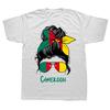 Cameroon Cameroonian Girl Women Flag T Shirts Unisexs Clothing Summer Graphic Cotton Streetwear Short Sleeve Birthday Gifts Tshirt
