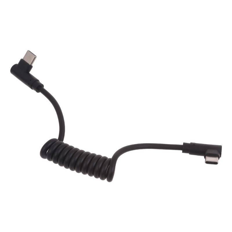 speed Type C Cable Coiled Spring Designs Cord 10Gbps Data Transfer 3A Fast Charging Suitable for Smartphones