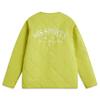 Li-Ning Water-Resistant Loose Solid Color Single-Breasted V-Neck Long Sleeve Cotton Jacket Men Jackets Apple-Green AJMU147-7