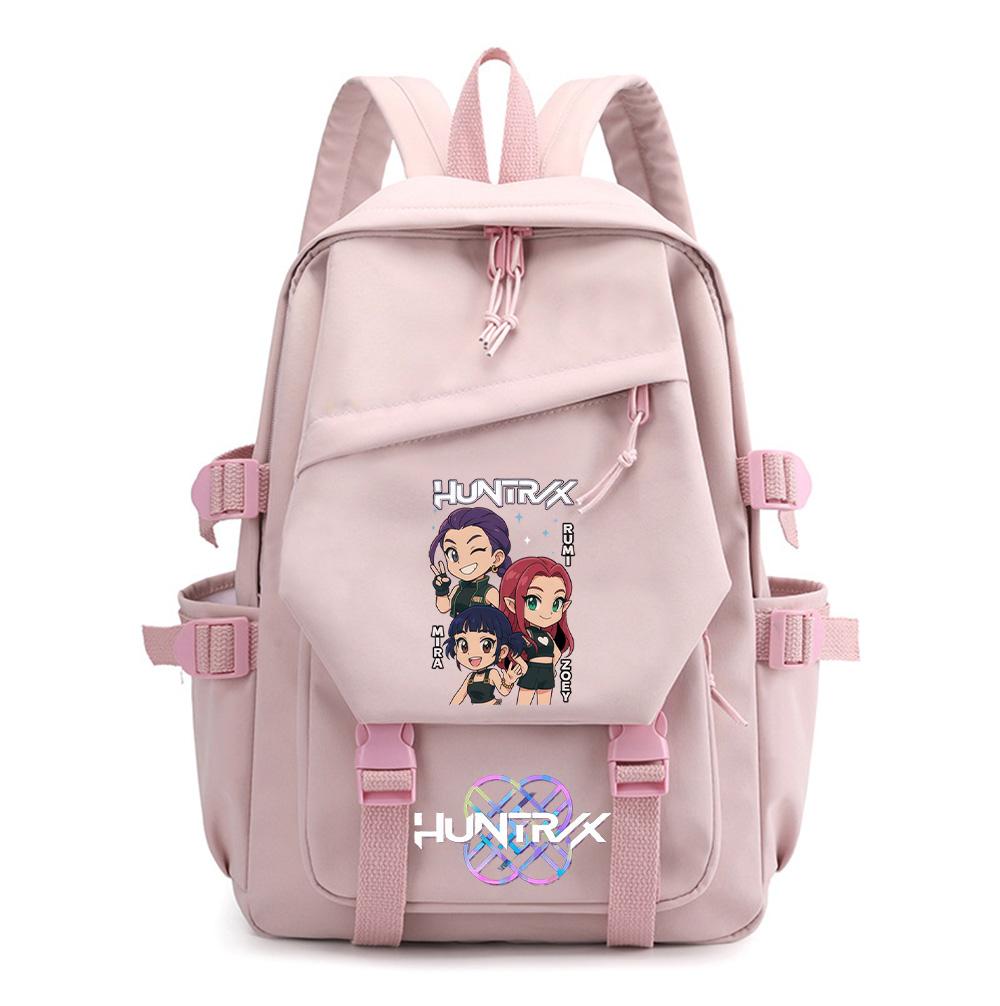 Rucsac Desene Animate Kpop Demon Hunters Imprimat pentru Adolescent Băiat Fată Ghiozdan Școlar Copii Elev Rucsac pentru Cărți Femei Geantă de Călătorie Copil Cadou Rucsac