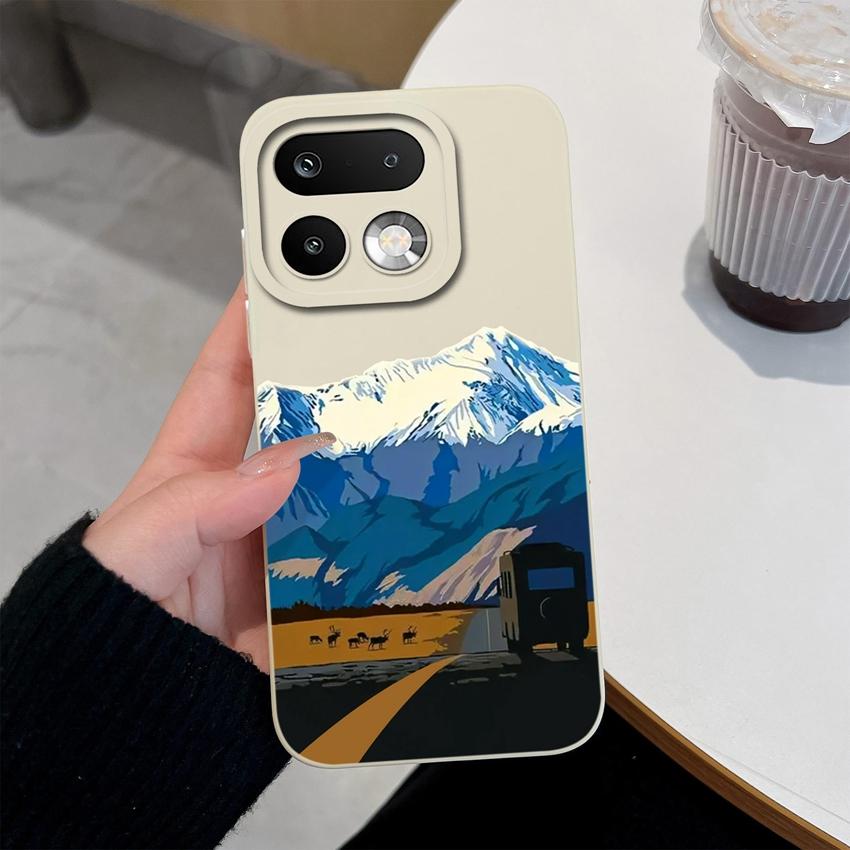 For Oppo Realme 16 14 15 Pro Plus C85 Pro OPPO Reno 15 Pro A6X A78 A96 A95 A94 A93 A92 A91 Phone Cases Fashion Pattern Soft Silicone Lightweight Shell