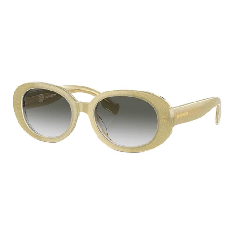 

Burberry Oval Sunglasses With Logo Kids sunglasses Gold 0JB4339F39628E48 Basic Packaging-Eyeglass Case+Box,48,Gold