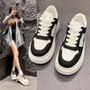 High-value Thick-soled Little White Shoes Women's Shoes 2025 Spring New Student Versatile Height-increasing Leisure Sports Lace-up Board Shoes