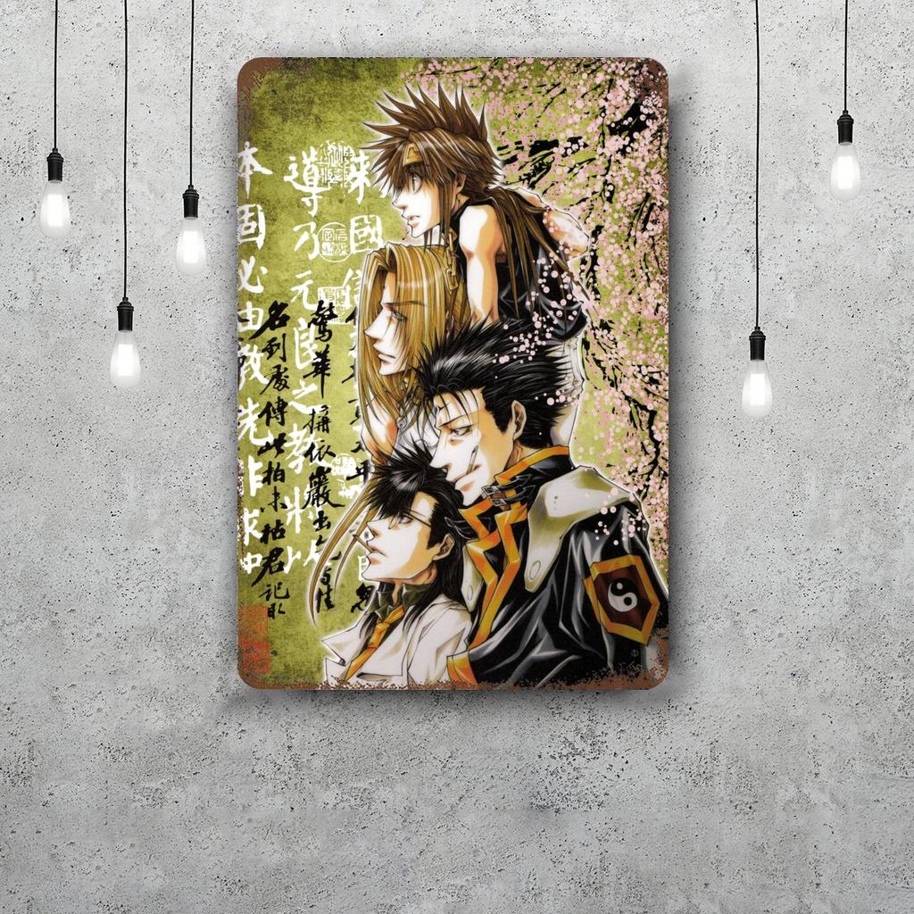 saiyuki Decor Vintage Metal Signs Tin Signs Captain Poster Decor for Bar Pub Club Man Cave Wall Decoration